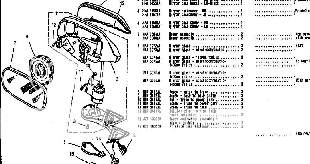 [x300] electrochromic side view mirrors on a 1996(and 1995) X300 Jaglovers Forums