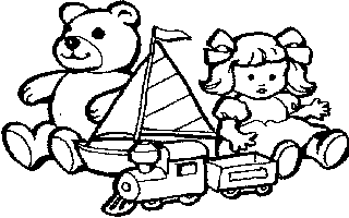 Desenho para colorir e pintar do(a) Brinquedos Desenho do(a)  Brinquedos