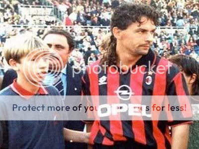 Roberto Baggio e o puto Cassano